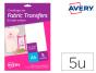 Papel transfer avery para camisetas algodon colores oscuros ink-jet din a4 pack de 4 hojas - Preview