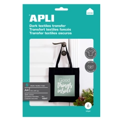Capa do artigo Papel Transfer Para Texteis Escuros Apli Cores 5Fl 10247