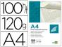 Papel verge liderpapel din a4 120 gr branco pack de 100 folhas - Preview