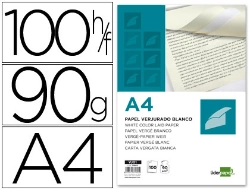 Capa do artigo Papel verge liderpapel din a4 90 gr branco pack de 100 folhas