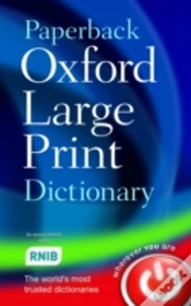 Capa do artigo Paperback Oxford Large Print Dictionary