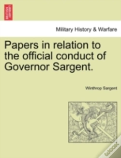 Capa do artigo Papers In Relation To The Official Condu