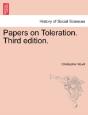 Papers On Toleration. Third Edition. - Preview