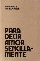 Para Decir Amor Sencillamente