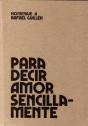Para Decir Amor Sencillamente - Preview