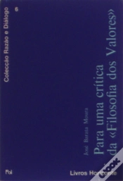 Capa do artigo Para uma Crítica da Filosofia dos Valores