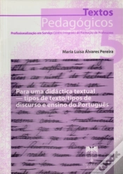Capa do artigo Para uma Didáctica Textual