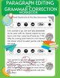 Paragraph Editing And Grammar Correction Workbook - Preview