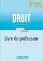 Parcours Croisés : Droit ; Terminale Stmg ; Livre Du Professeur (Édition 2020) - Preview