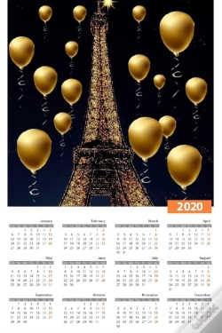 Capa do artigo Paris Eiffel Tower 2020 Calendar Creativ
