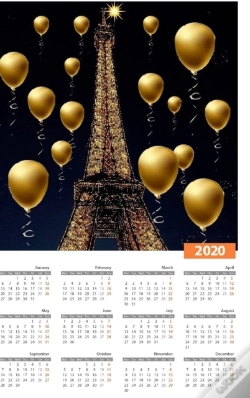 Capa do artigo Paris Eiffel Tower 2020 Calendar Creativ
