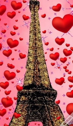 Capa do artigo Paris  Eiffel Tower Glitter Glitter   Red Hearts  Creative Blank Journal Sir Michael Designer Edition