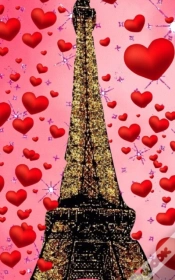 Capa do artigo Paris  Eiffel Tower Glitter Glitter   Red Hearts  Creative Blank Journal Sir Michael Designer Edition