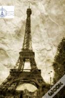 Paris France  Eiffel Tower Vintage Creative Blank Journal