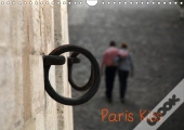 Paris Kiss Calendrier Mural 2018 Din A4 Horizontal