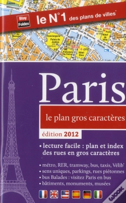 Capa do artigo Paris, Le Plan Gros Caracteres - Edition 2012