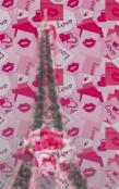 Paris Love Lips Eiffel Tower Creative Blank Journal