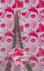 Paris Love Lips Eiffel Tower Creative Blank Journal - Preview