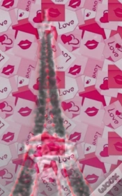 Capa do artigo Paris Love Lips Eiffel Tower Creative Blank Journal