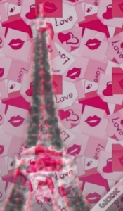 Capa do artigo Paris Love Lips Eiffel Tower Creative Blank Journal
