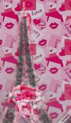 Capa do artigo Paris Love Lips Eiffel Tower Creative Blank Journal