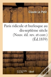 Paris Ridicule Et Burlesque N Edition Edition 1859