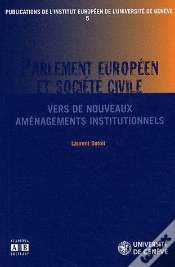 Capa do artigo Parlement Européen Et Société Civile ; Vers De Nouveaux Aménagements Institutionnels