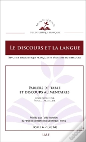 Capa do artigo Parler De Table Et Discours Alimentaires