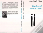 Capa do artigo Parole, Exil ; Confins