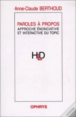 Capa do artigo Paroles A Propos