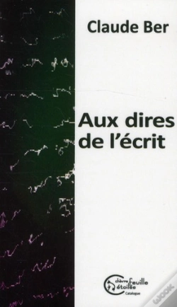 Capa do artigo Paroles D'Écriture