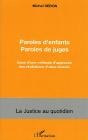 Paroles D'Enfant Paroles De Juges - Preview
