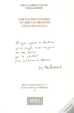 Capa do artigo Paroles Rencontre Ouvrir Les Archives