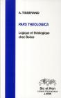 Pars Theologica ; Logique Et Théologie Chez Boèce - Preview