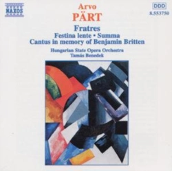 Capa do artigo Part/Fratres - CD