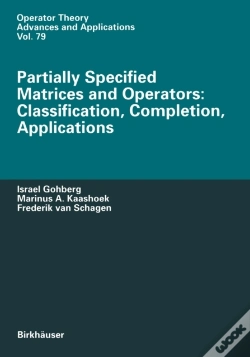 Capa do artigo Partially Specified Matrices And Operators: Classification, Completion, Applications