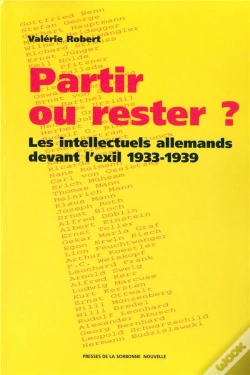 Capa do artigo Partir Ou Rester ?. Les Intellectuels Allemands Devant L'Exil, 1933-1