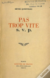 Capa do artigo Pas Trop Vite S.V.P.