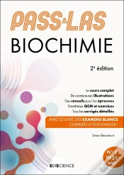 Capa do artigo Pass & Las Biochimie ; Manuel : Cours + Entraînements Corrigés (2e Édition)