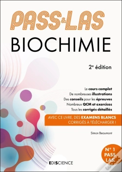 Capa do artigo Pass & Las Biochimie ; Manuel : Cours + Entraînements Corrigés (2e Édition)