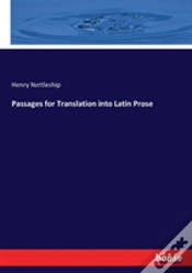 Capa do artigo Passages For Translation Into Latin Prose