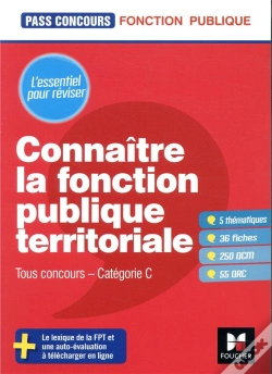 Capa do artigo Pass'Concours - Connaitre La Fonction Publique Territoriale - Cat. C - Entrainement Et Revision