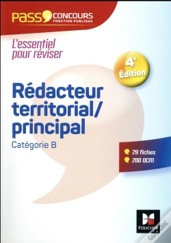 Capa do artigo Pass'Concours Redacteur Territorial/Principal 4e Edition - 2017 N 14