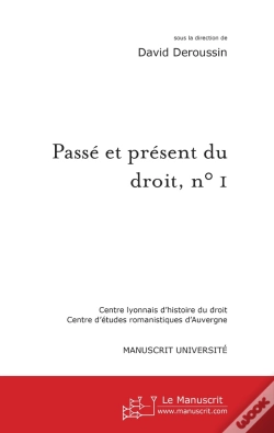 Capa do artigo Passé Et Présent Du Droit, N° 1
