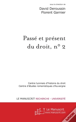 Capa do artigo Passé Et Présent Du Droit, N° 2