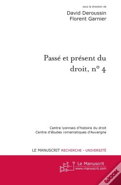 Capa do artigo Passé Et Présent Du Droit, N° 4