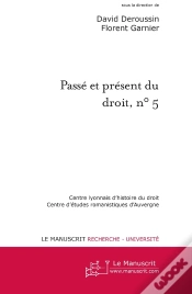 Capa do artigo Passé Et Présent Du Droit, N° 5