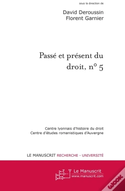 Capa do artigo Passé Et Présent Du Droit, N° 5