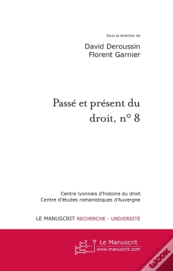 Capa do artigo Passé Et Présent Du Droit, N° 8