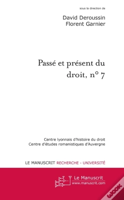 Capa do artigo Passé Et Présent Du Droit, N°7